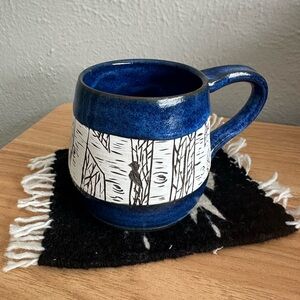 Handmade Ceramic Aspen / Tree Mug